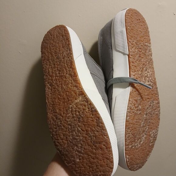Superga Gray Sneakers Classic Canvas Design Sz.39.5 /8.5-9 - Picture 5 of 9